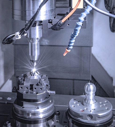CNC machining process