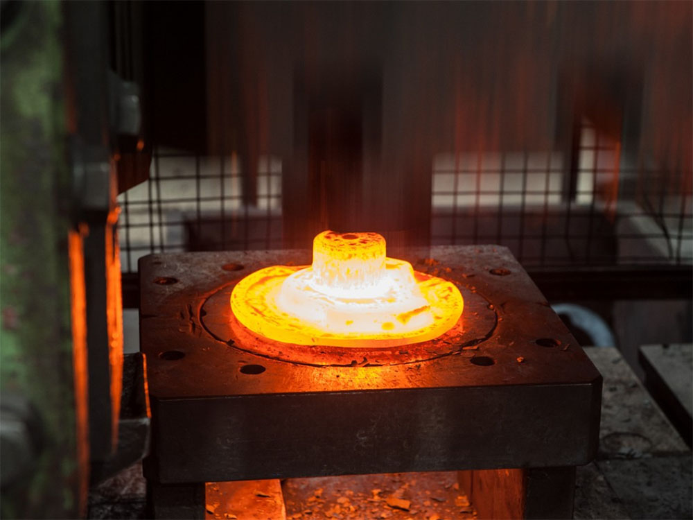 Hot forging process control